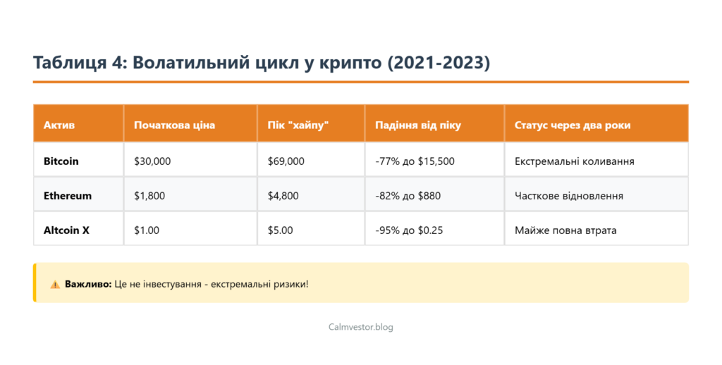 About волатильний цикл у крипто